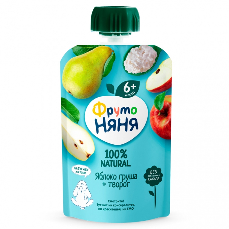 Խյուս խնձորի, տանձի, կաթնաշոռով 90գր