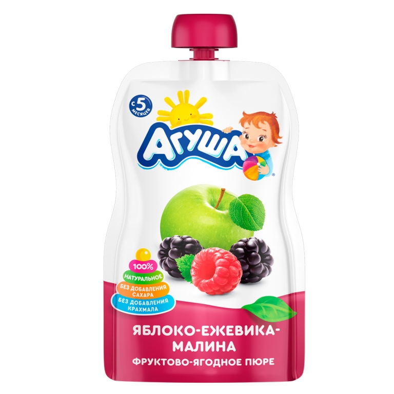 Խյուս խնձոր, մոշ, ազնվամորի 90գ