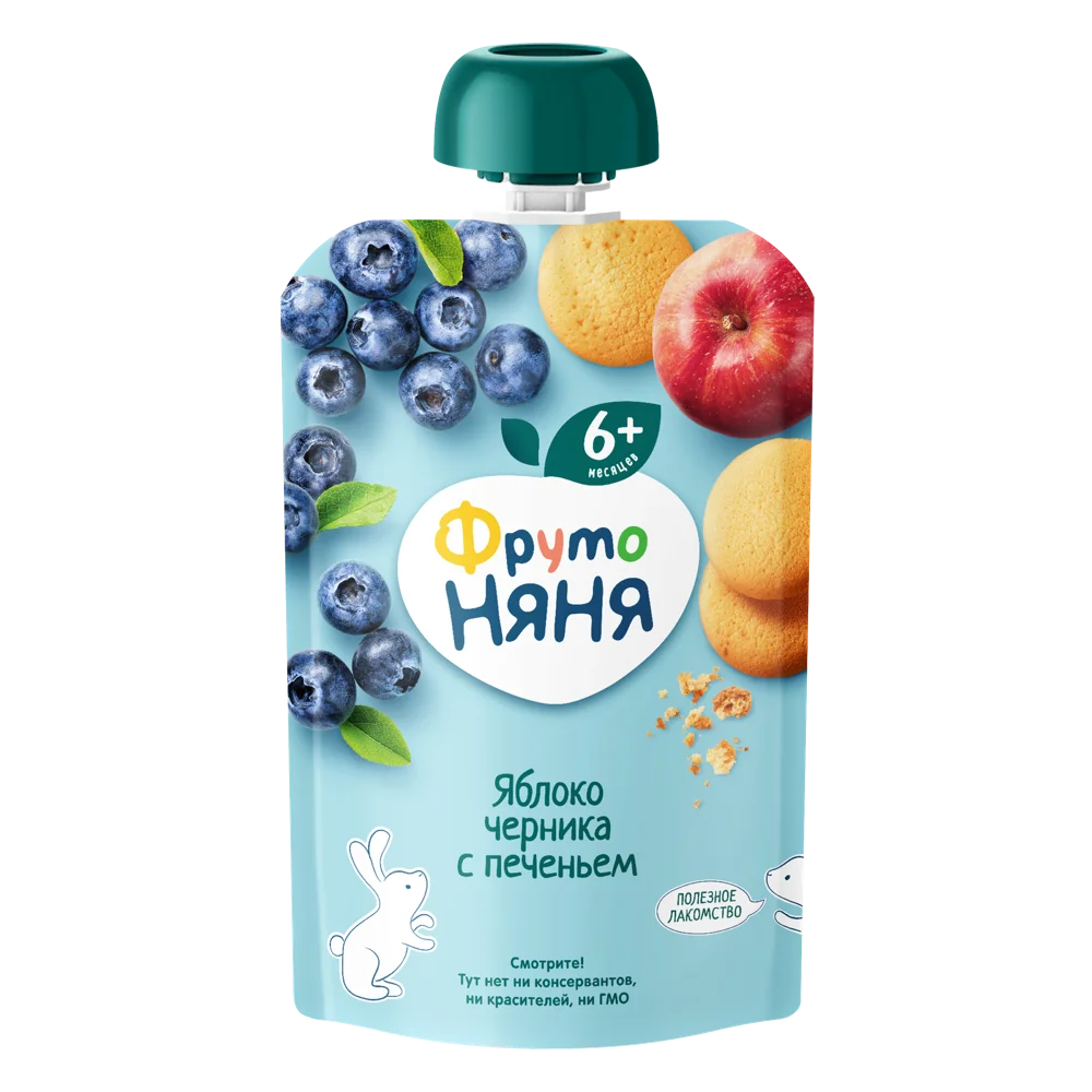 Խյուս խնձոր, հապալաս թխվածքաբլիթով, արոնայով 90գր